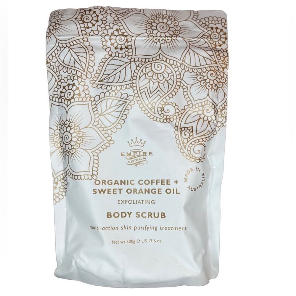 Empire Australia Organic Coffee & Sweet Orange Oil Exfoliating Body Scrub